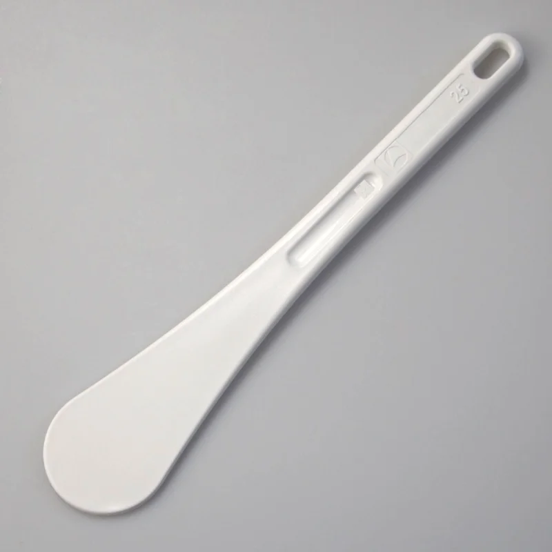 Špachtľa / lyžica na miešanie – biela, spevnená sklolaminátom | 25 cm
